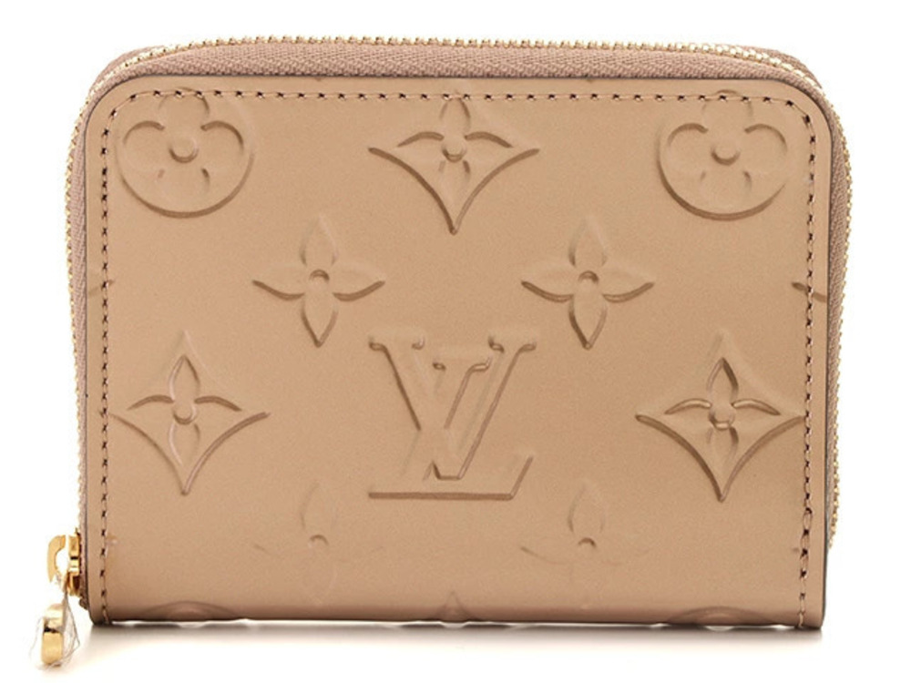 LOUIS VUITTON Zippy Wallet Coin Vernis Rose Pink Gold HU